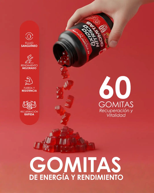 GOMITAS OXIDO NITRICO 60u ¡Aprovecha Ya nuestro 3x2!