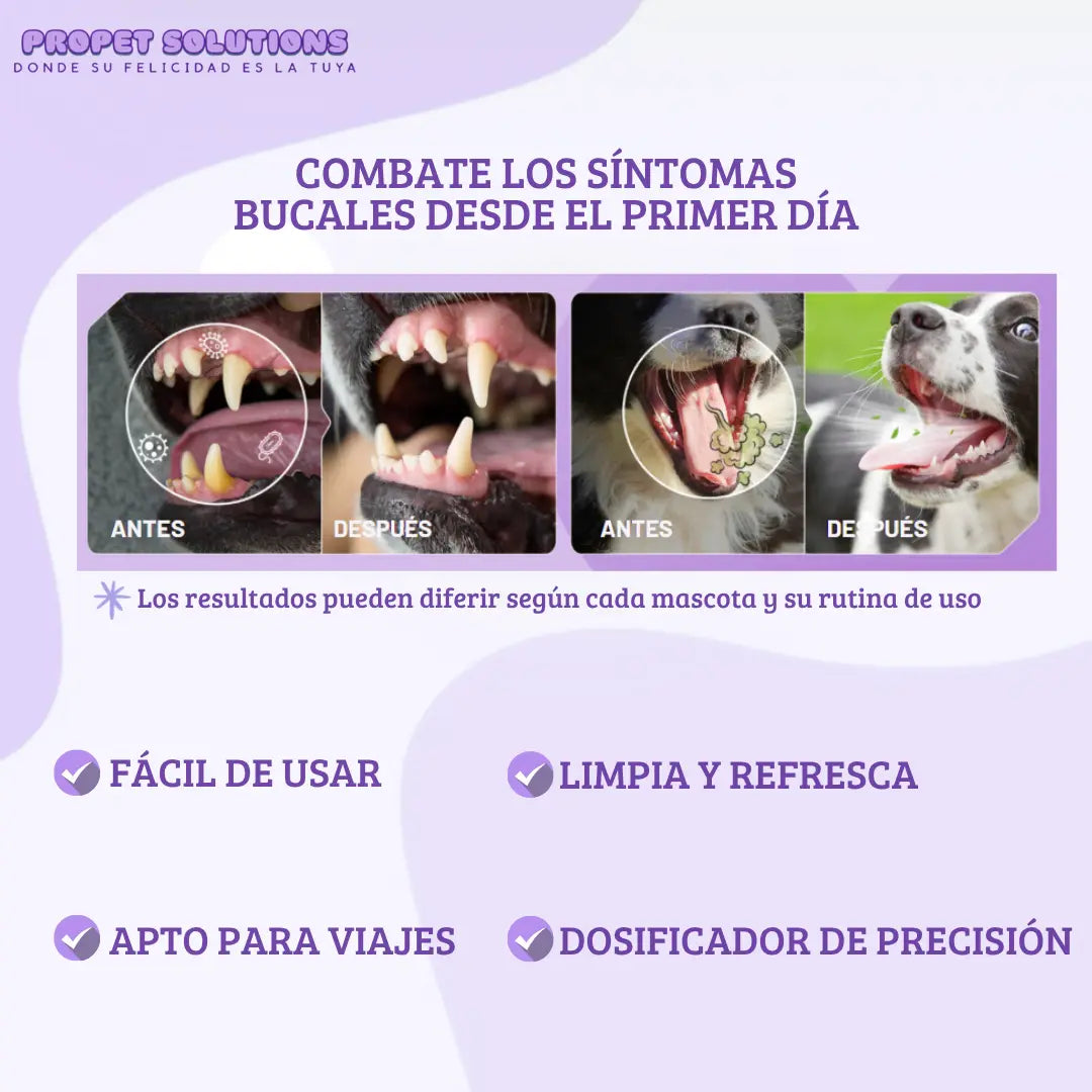 Spray Bucal Limpiador Mascotas
