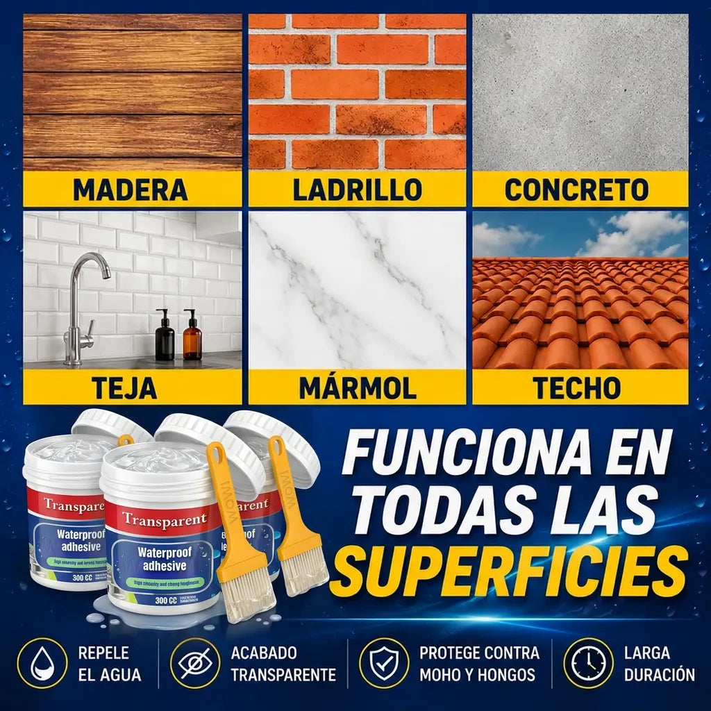 Sellador Adhesivo Transparente 300cc