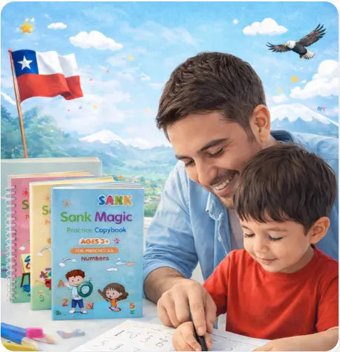 Set 4 Cuadernos Reutilizable Montessori