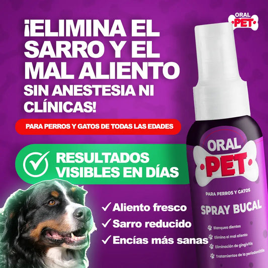 Spray Bucal Limpiador Mascotas