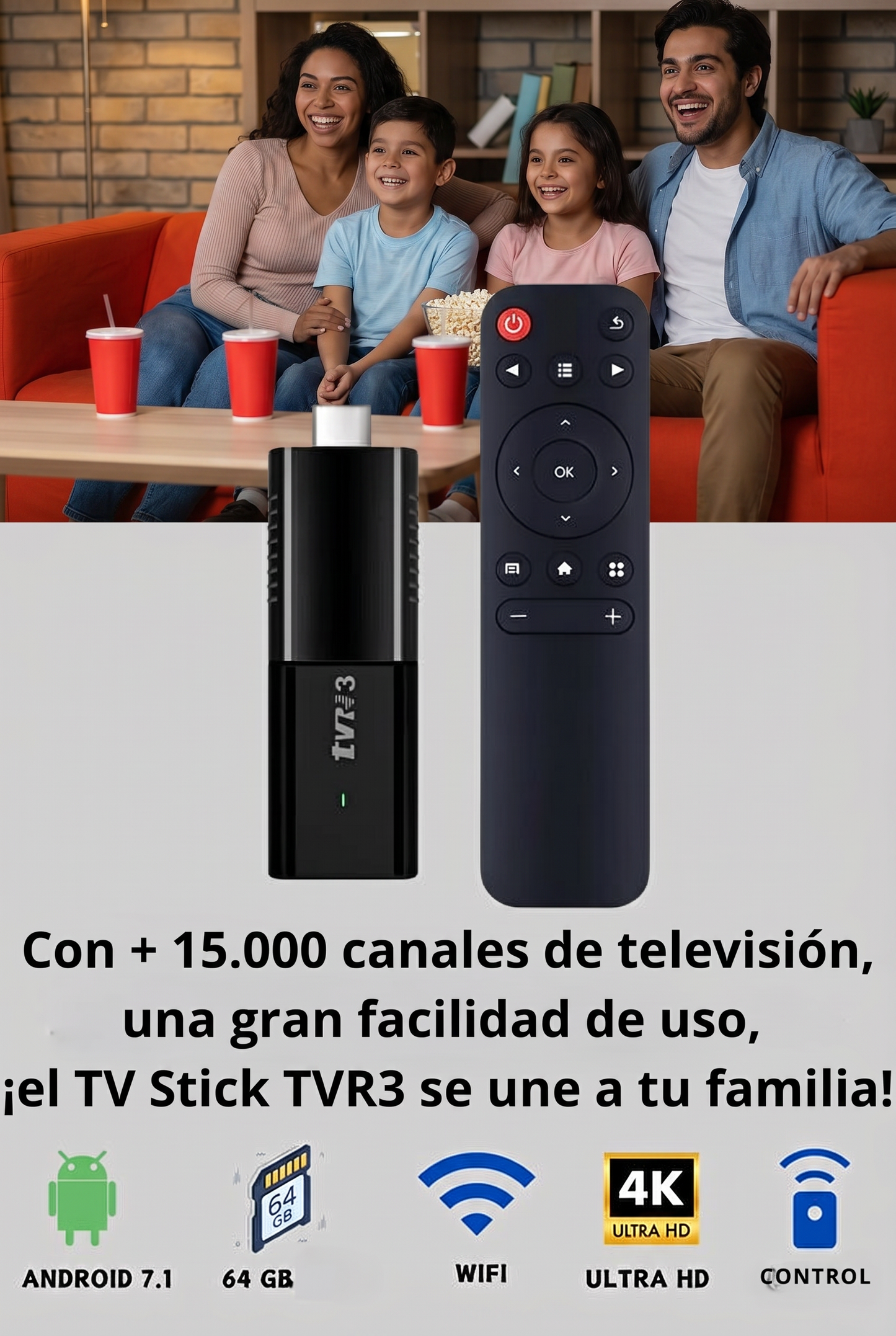 Tv Stick 4k Android Smart Tv + Stream