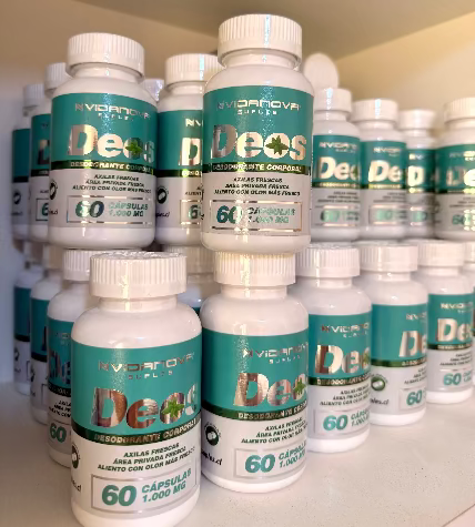 Capsula Desodorante Natural DEOS 1000MG 60CAPS