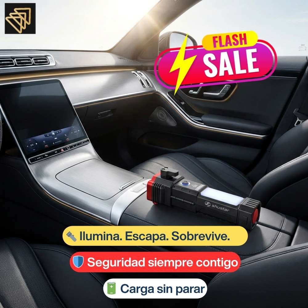 Linterna Multifuncional 4 En 1 Recargable