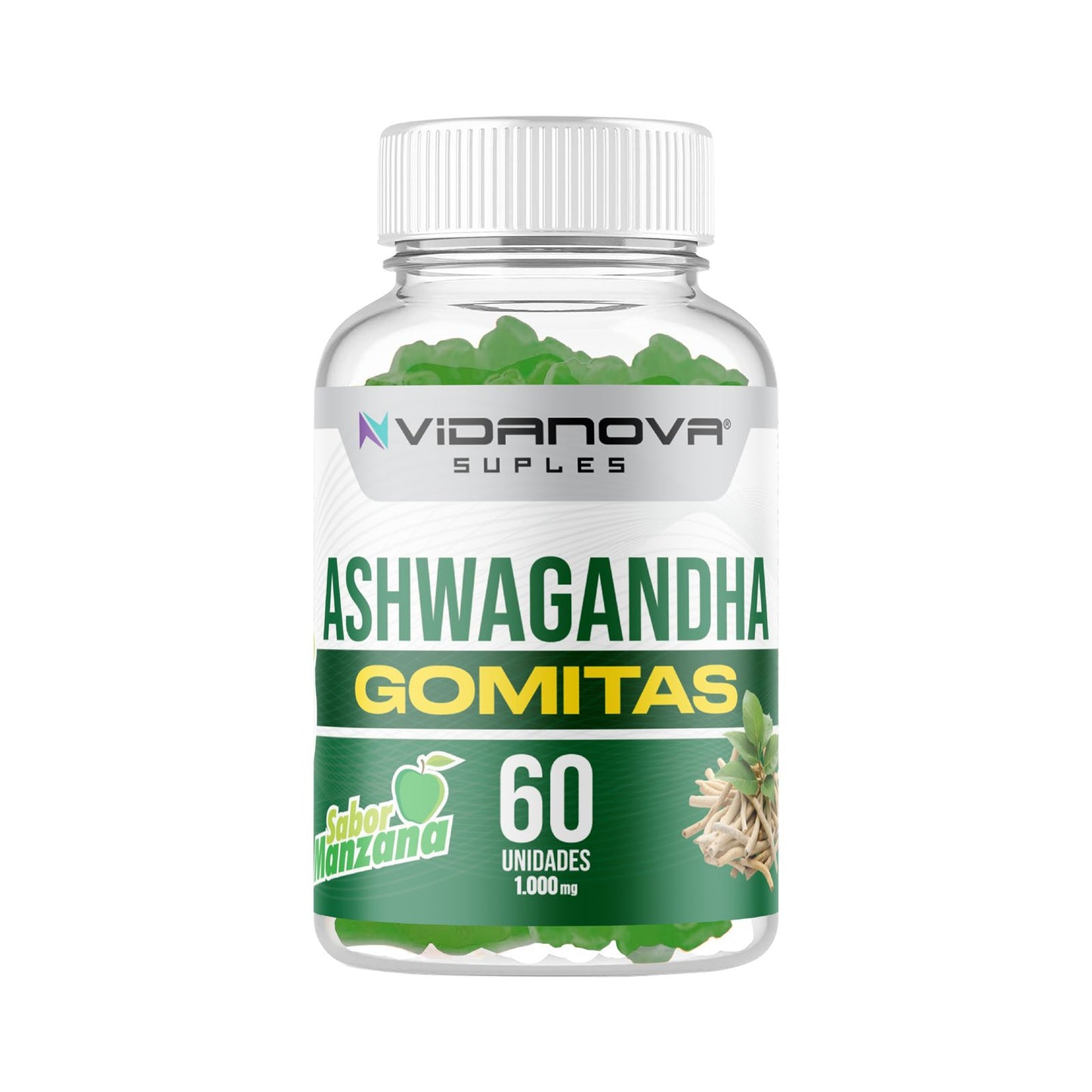 GOMITAS ASHWAGANDHA 60u ¡Aprovecha Ya nuestro 3x2!