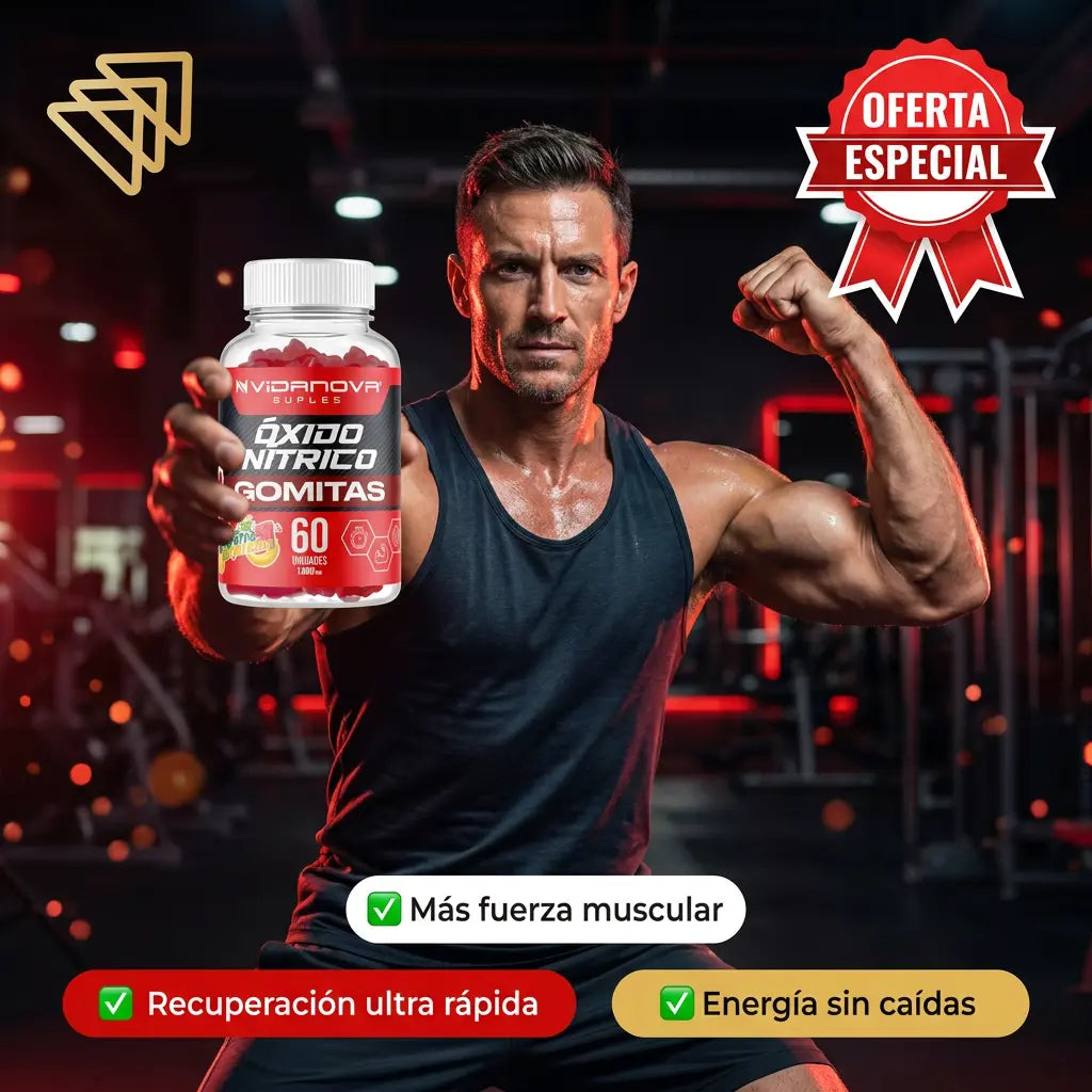 GOMITAS OXIDO NITRICO 60u ¡Aprovecha Ya nuestro 3x2!